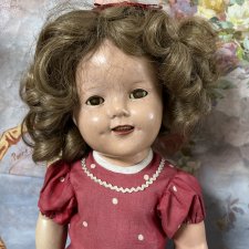 Винтажная куколка Shirley Templ/ Ideal/Ширли Темпл Идеал 1930