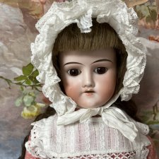 Очаровательная куколка кабинетного размера Ernst Heubach 1912 рост 39 см
