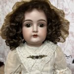 Антикварная кукла J.D Kestner /Кестнер 129 рост 55 см