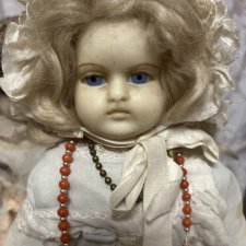 Английская восковая кукла цельнолитая Pierotti  рост 42 см