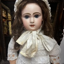 Большая антикварная француженка  Jumeau 13  Рост 74 см