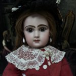Антикварная ранняя закрыторотая француженка Bebe Jumeau /9  рост 53 см
