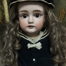 Антикварная кукла  морячка J.D Kestner /Кестнер 129 рост 60 см