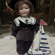 Очень редкая антикварная кукла из Gräfenthal от Weiss и Kühnert & Co 4703 рост 40 см