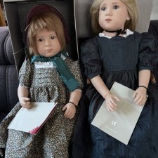 2 куколки  Klair I, Leni I  Sabine Esche новые в коробке, сертификаты, креслице