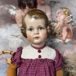 Антикварная кукла Барбель Max Rudolph рост 58 см