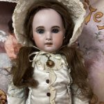 Антикварная француженка Athénaïs Tete Jumeau 1907 рост 68 см