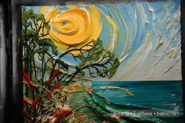 Скульптурные картины акриловыми красками от Джастина Джеффри (Justin Gaffrey) (фото 2)