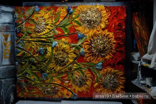 Скульптурные картины акриловыми красками от Джастина Джеффри (Justin Gaffrey)