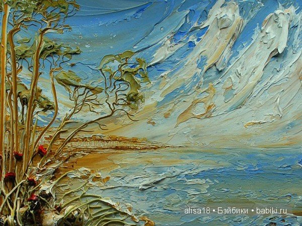 Скульптурные картины акриловыми красками от Джастина Джеффри (Justin Gaffrey)