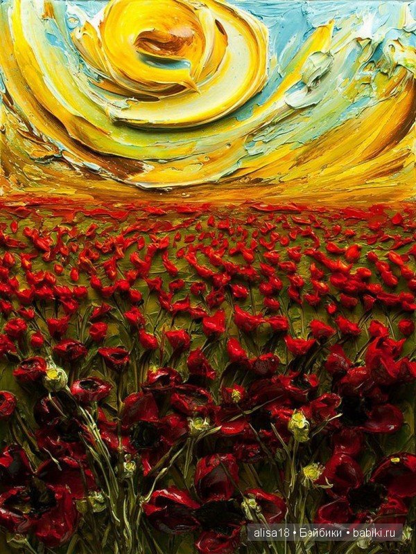 Скульптурные картины акриловыми красками от Джастина Джеффри (Justin Gaffrey) (фото 8)