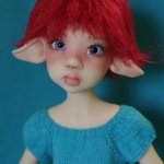 Мастер-класс короткого парика своими руками для BJD куклы за 15 минут