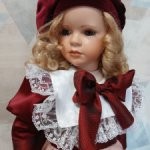 Нарядное платье для большой куклы