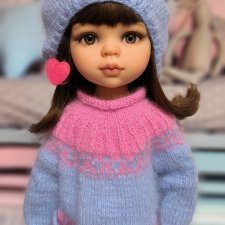 Тёплый костюм для Вики.