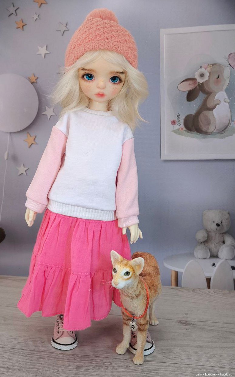 Бусинка и ОЧЕНЬ большой кот | Бэйбики Бусинка и ОЧЕНЬ большой кот