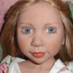 Голубоглазая длинноволосая коллекционная кукла Molly, Zwergnase 2008