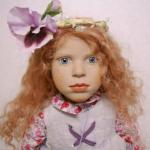 Нежная фиалка Mirthe от Zwergnase. Коллекционная кукла