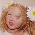 Мои мечты о лете или девочка с ромашками Lille-Marlies. Коллекционная кукла Zwergnase, 2008
