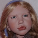 Коллекционная кукла сероглазка Marietta от Zwergnase