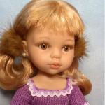 Сиреневое платье для паолочки.