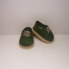 Обувь: ботиночки из велюра, размер по внутренней стелечке 6,5 см на 3,5 см