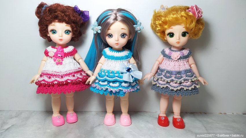 Баболи, новые платьица | Бэйбики Баболи, новые платьица — Куклы с Алиэкспресс (Aliexpress): Китайские шарнирные (фото 6)