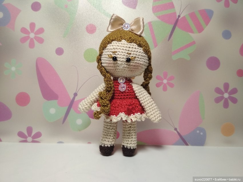 Моя Дюймовочка — Вязаные игрушки и амигуруми: крючком