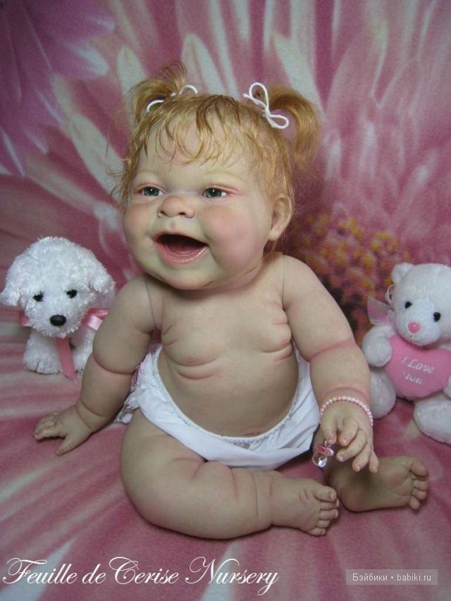 Девченка - хохотушка. Кукла беренджер Лола (фото 3)
