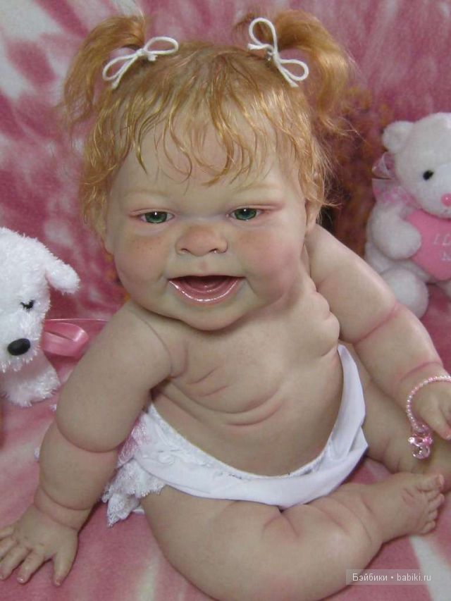 Девченка - хохотушка. Кукла беренджер Лола (фото 8)