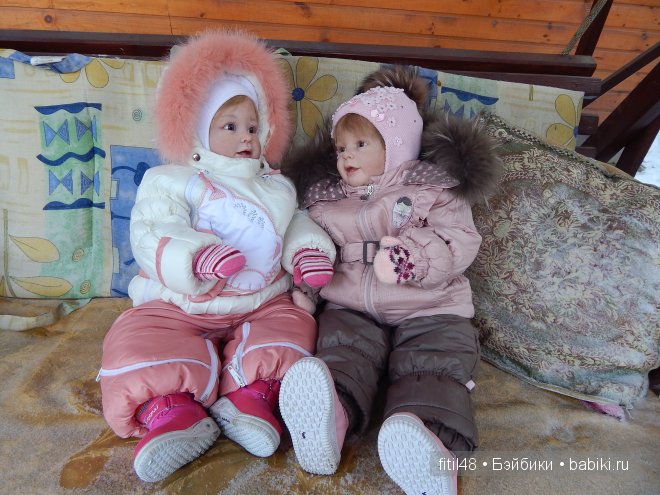 Звёздочки-Снежинки. Куклы реборн Елены Ядриной на прогулке