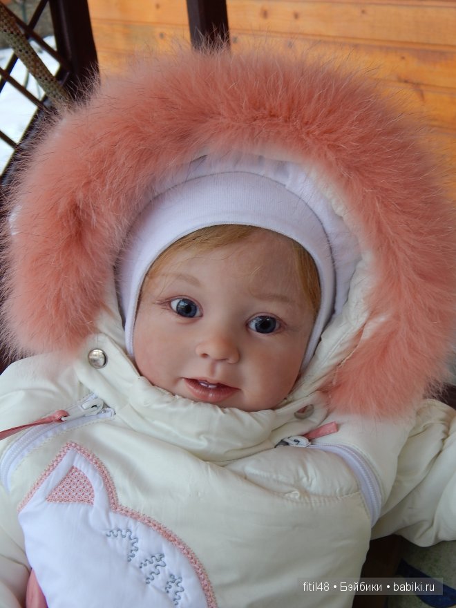 Звёздочки-Снежинки. Куклы реборн Елены Ядриной на прогулке (фото 8)