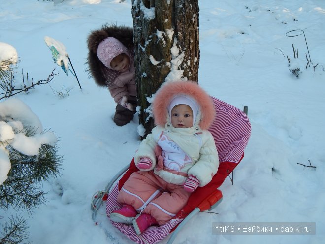 Звёздочки-Снежинки. Куклы реборн Елены Ядриной на прогулке
