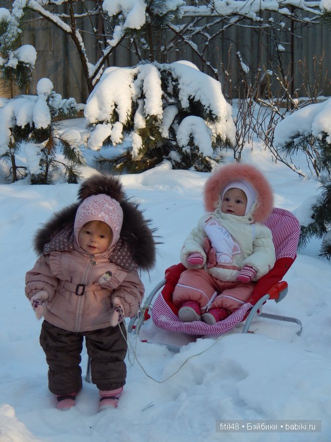 Звёздочки-Снежинки. Куклы реборн Елены Ядриной на прогулке