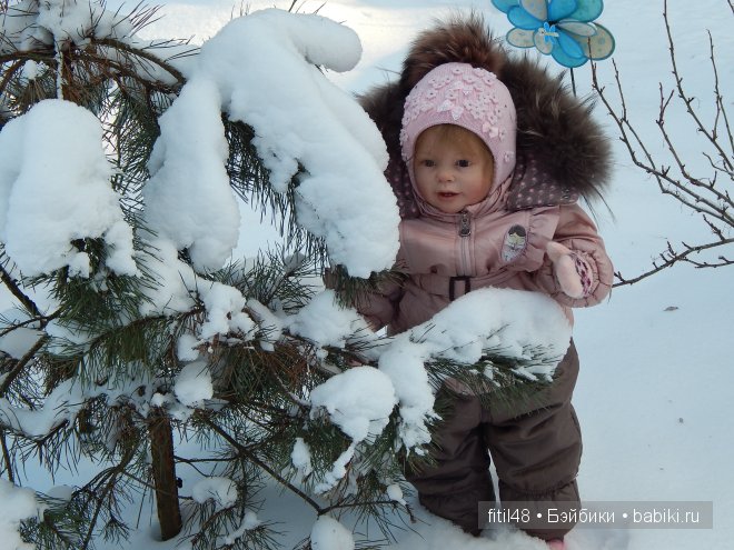 Звёздочки-Снежинки. Куклы реборн Елены Ядриной на прогулке