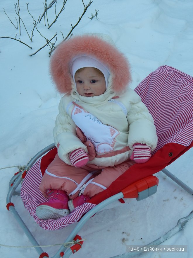 Звёздочки-Снежинки. Куклы реборн Елены Ядриной на прогулке