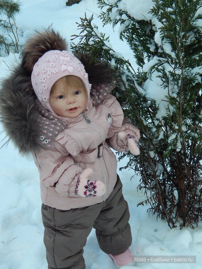 Звёздочки-Снежинки. Куклы реборн Елены Ядриной на прогулке