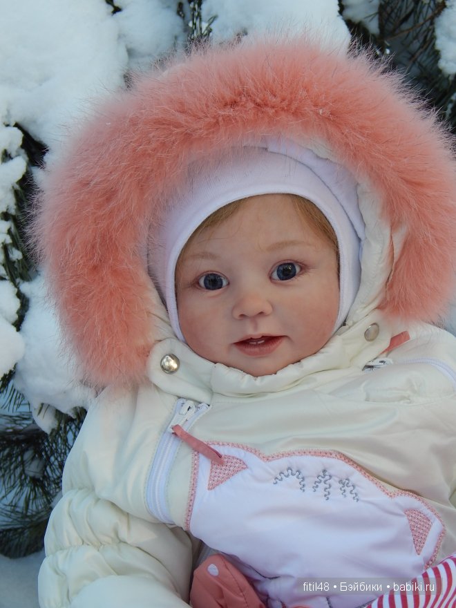 Звёздочки-Снежинки. Куклы реборн Елены Ядриной на прогулке