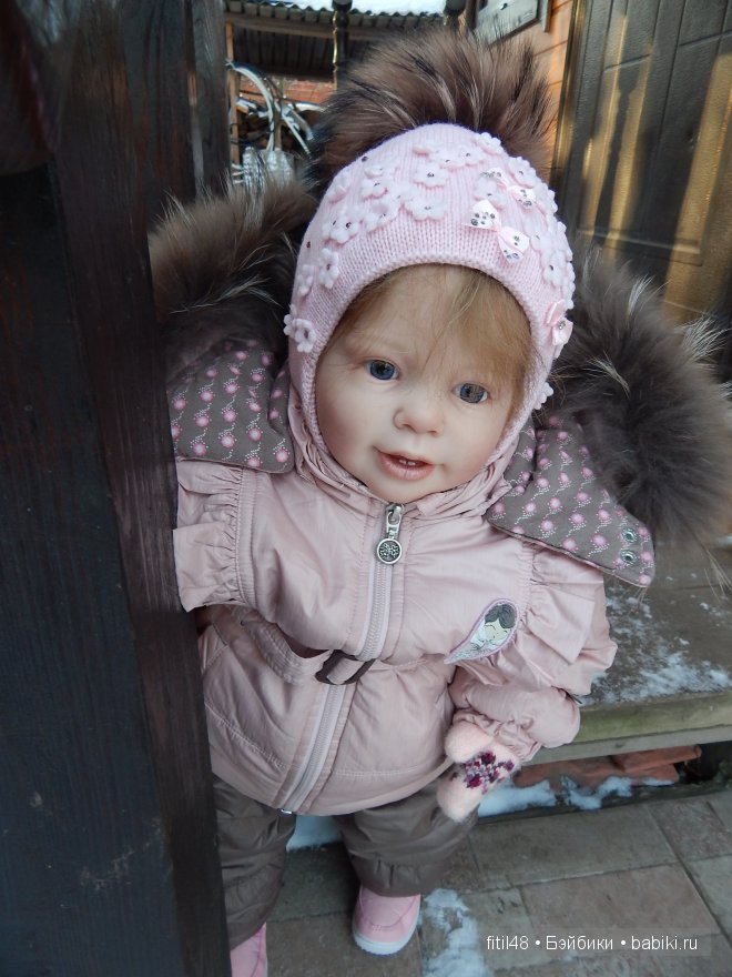 Звёздочки-Снежинки. Куклы реборн Елены Ядриной на прогулке (фото 4)