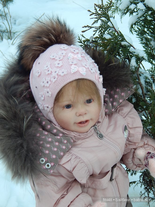 Звёздочки-Снежинки. Куклы реборн Елены Ядриной на прогулке