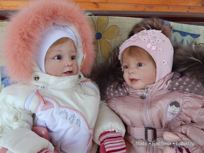 Звёздочки-Снежинки. Куклы реборн Елены Ядриной на прогулке (фото 2)