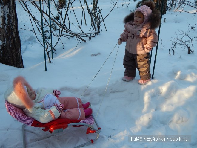 Звёздочки-Снежинки. Куклы реборн Елены Ядриной на прогулке