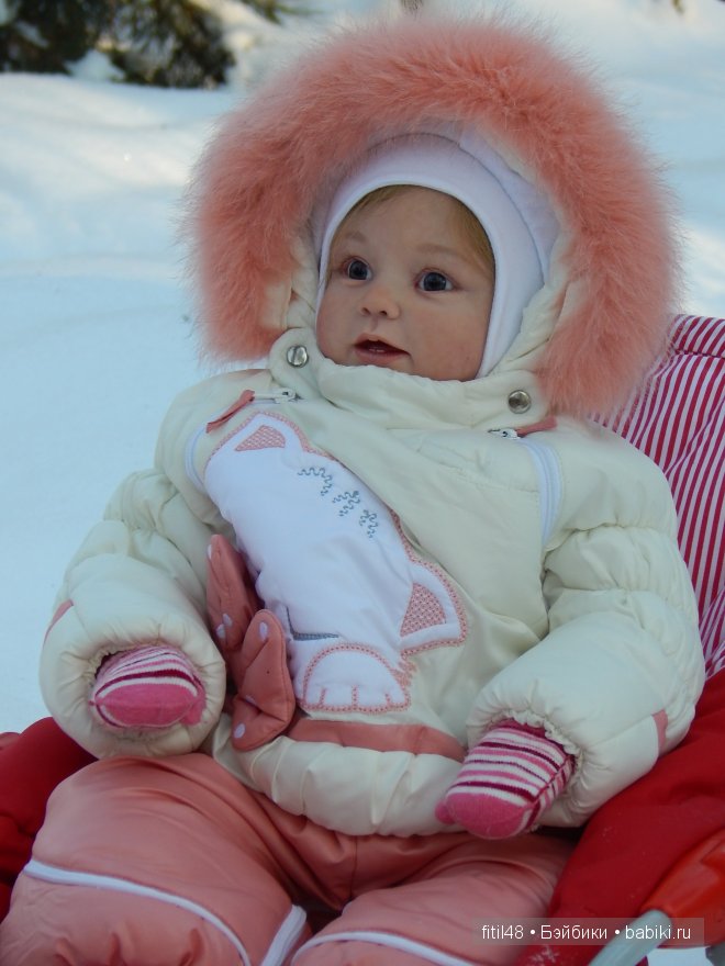 Звёздочки-Снежинки. Куклы реборн Елены Ядриной на прогулке