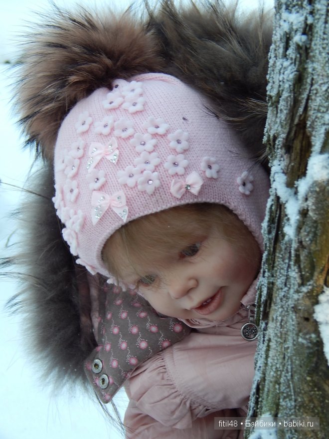 Звёздочки-Снежинки. Куклы реборн Елены Ядриной на прогулке