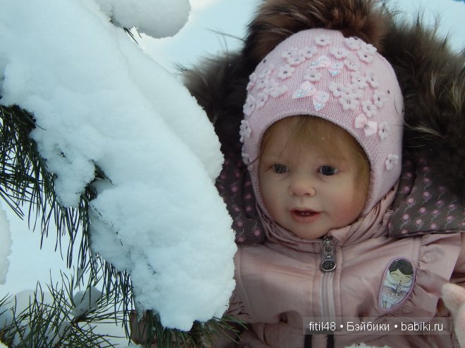 Звёздочки-Снежинки. Куклы реборн Елены Ядриной на прогулке