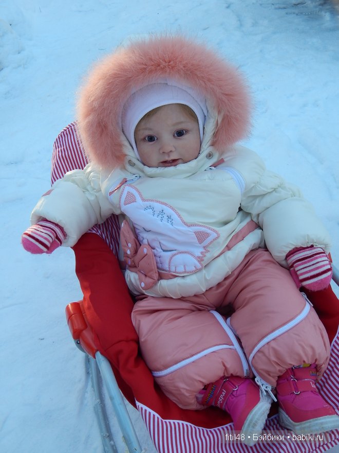 Звёздочки-Снежинки. Куклы реборн Елены Ядриной на прогулке