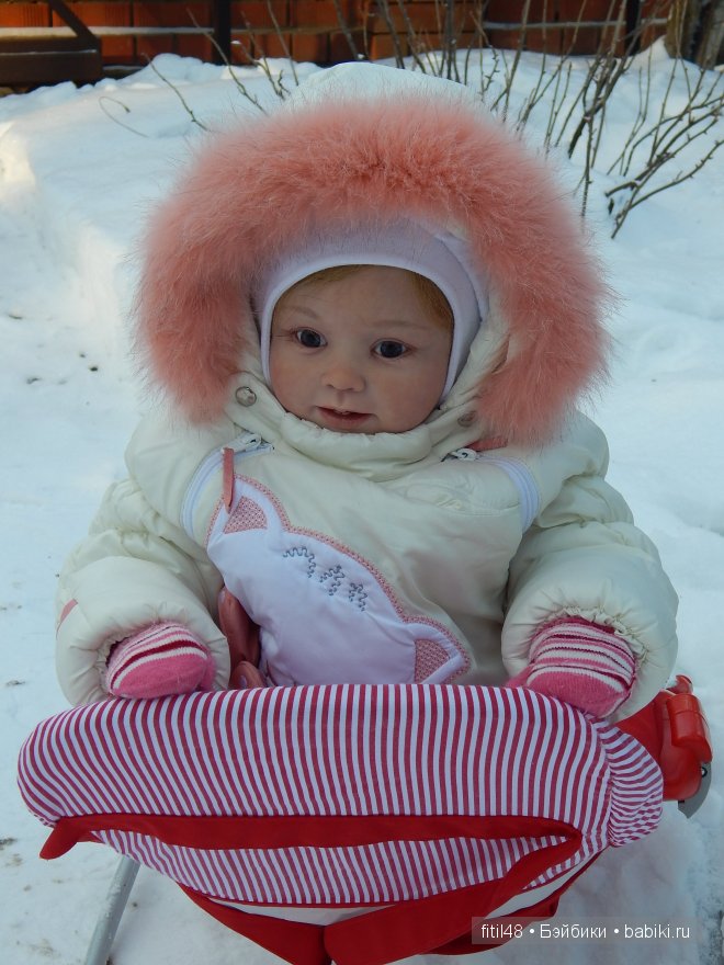 Звёздочки-Снежинки. Куклы реборн Елены Ядриной на прогулке