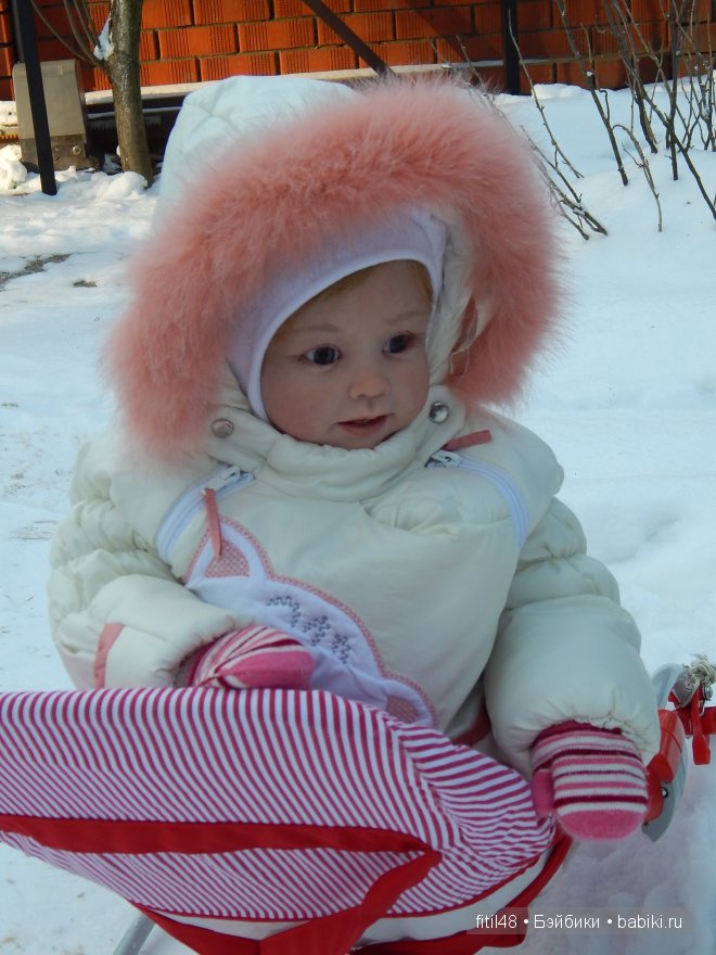 Звёздочки-Снежинки. Куклы реборн Елены Ядриной на прогулке