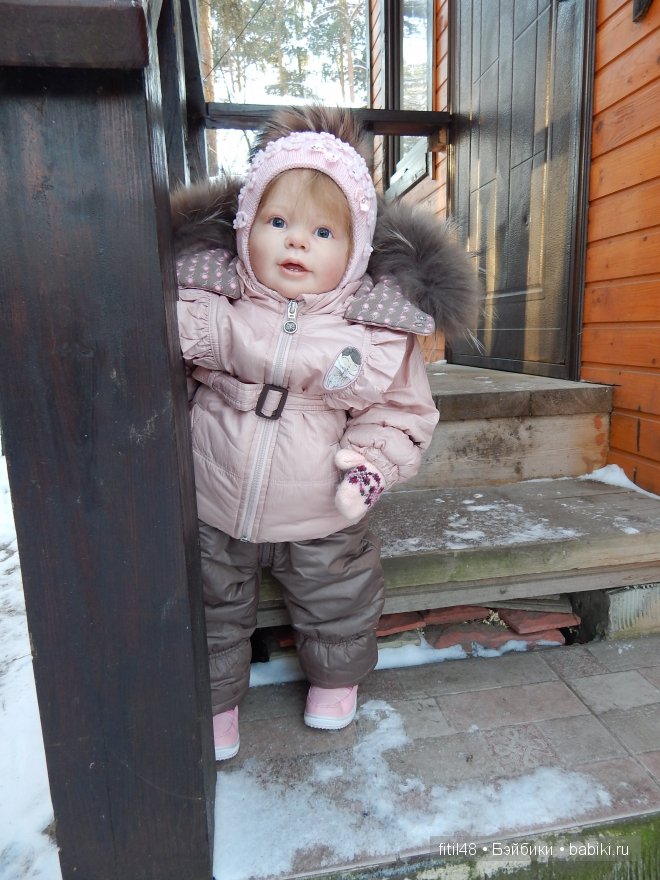 Звёздочки-Снежинки. Куклы реборн Елены Ядриной на прогулке (фото 5)