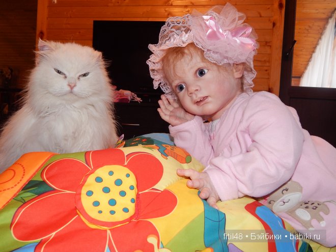 Доченька моя пока мала. Кукла реборн Елены Ядриной