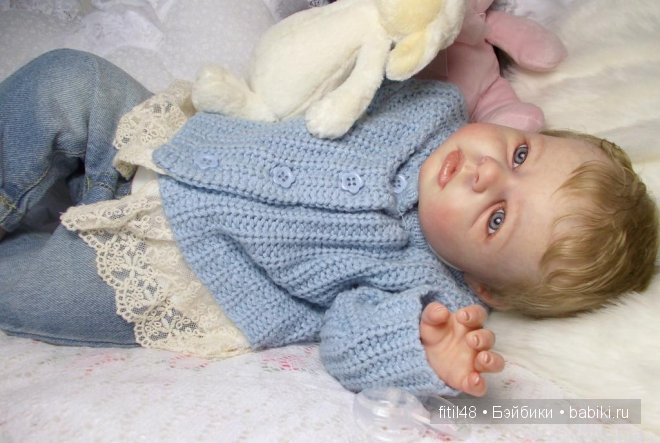 Малыш проснулся. Кукла реборн Ноа
